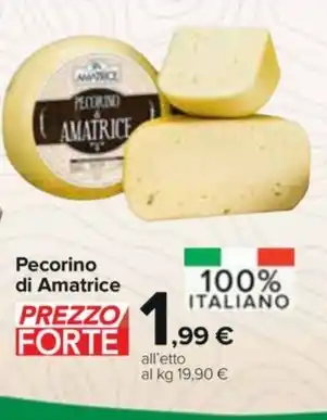 Carrefour Express Pecorino di Amatrice offerta