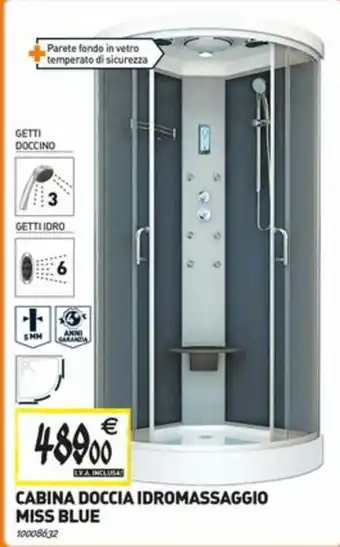 Tecnomat CABINA DOCCIA IDROMASSAGGIO MISS BLUE offerta