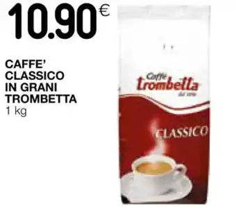 Coop CAFFE' CLASSICO IN GRANI TROMBETTA 1 kg offerta