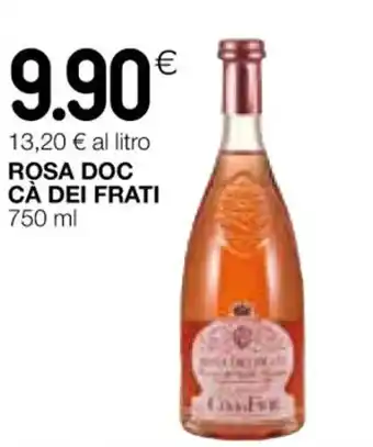 Coop ROSA DOC CÀ DEI FRATI 750 ml offerta