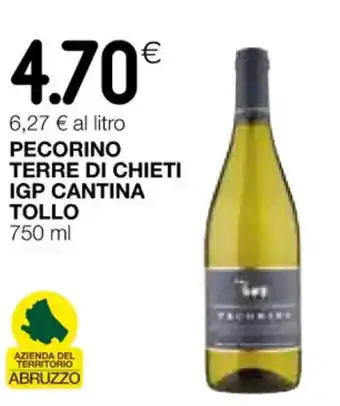 Coop PECORINO TERRE DI CHIETI IGP CANTINA TOLLO 750 ml offerta