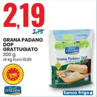 Eurospin GRANA PADANO DOP GRATTUGIATO 200 g offerta