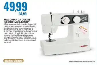MACCHINA DA CUCIRE 'NECCHI' MOD. M20B