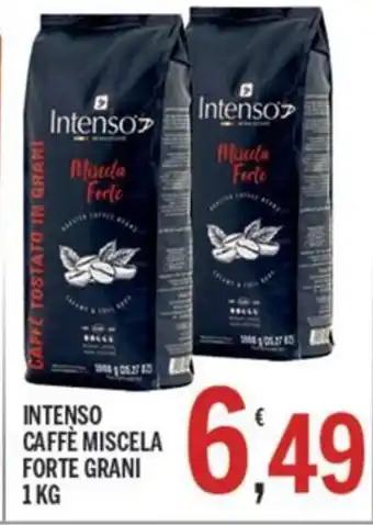 Gruppo Pascar INTENSO CAFFÈ MISCELA FORTE GRANI 1KG offerta