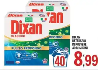 DIXAN DETERSIVO IN POLVERE 40 MISURINI