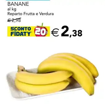 Esselunga BANANE offerta