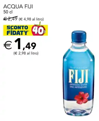 Esselunga ACQUA FIJI 50 cl offerta