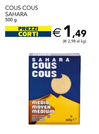 Esselunga COUS COUS SAHARA 500 g offerta