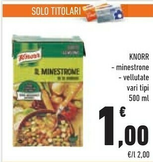 Conad Knorr Minestrone offerta