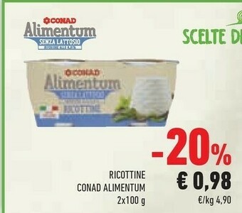 Conad Ricotta offerta