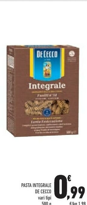 Conad De Cecco Pasta di semola offerta