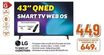 LG TV 43" QNED