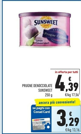 Conad Sunsweet Prugne offerta