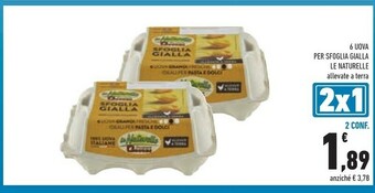 Conad Le Naturelle Uova offerta