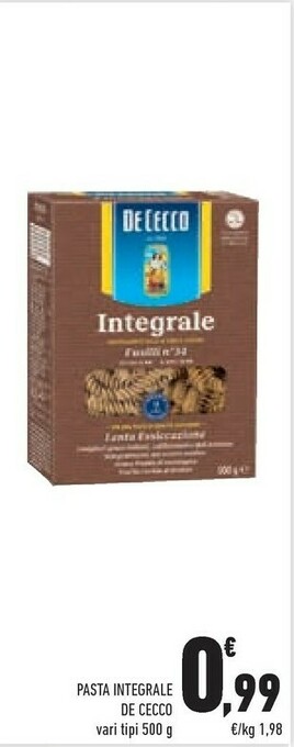 Conad De Cecco Pasta di semola offerta