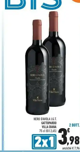 Conad Gattopardo Nero d'Avola offerta
