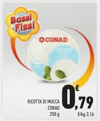 Conad Ricotta offerta