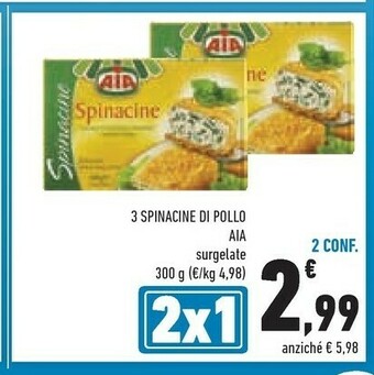 Conad Superstore Aia Spinacine offerta