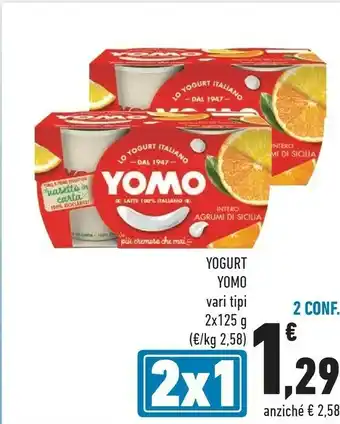 Conad City Yomo Yogurt offerta