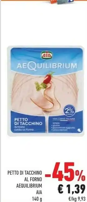 Conad City Aia Petto di tacchino offerta