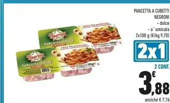 Conad City Negroni Pancetta offerta