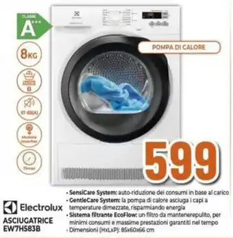 Ipercoop Electrolux ASCIUGATRICE EW7H583B offerta