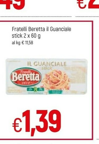 Famila Beretta Il Guanciale Stick 120 G(ml) offerta