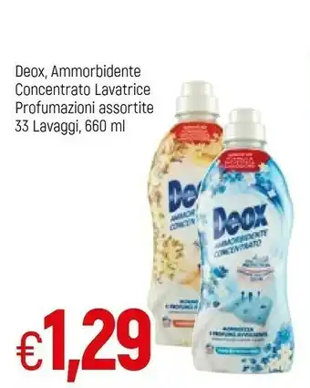 Famila Deox Ammorbidente Concentrato Lavatrice Profumazioni Assortite offerta