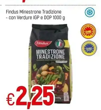 Famila Findus Minestrone Tradizione 1000 G(ml) offerta