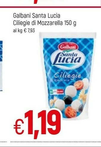 Famila Galbani Santa Lucia Mozzarella offerta