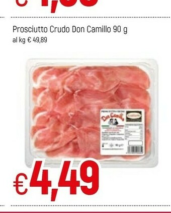 Famila Don camillo Prosciutto Crudo 90 G(ml) offerta