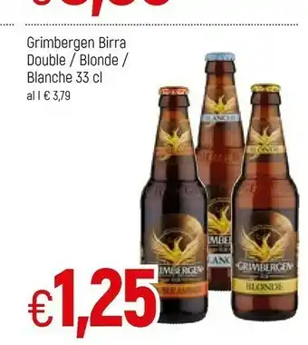 Famila Grimbergen Birra Double offerta