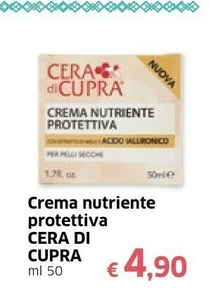 Cera Di Cupra Crema Nutriente Protettiva 50 Ml