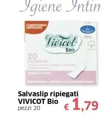 Famila Vivicot Salvaslip Ripiegati 20 Pezzi offerta