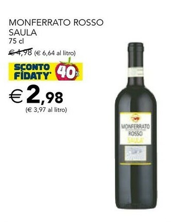 Esselunga Vino rosso offerta