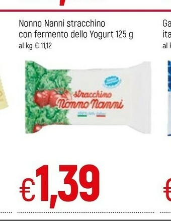 Famila Nonno Nanni Stracchino 125 G(ml) offerta