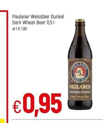 Famila Paulaner Weissbier Dunkel Dark Wheat Beer offerta