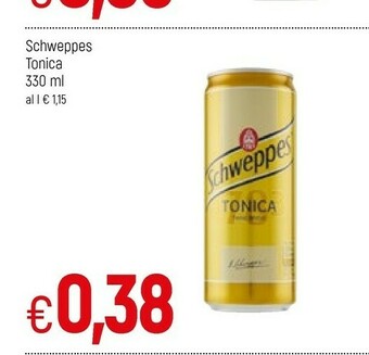 Famila Schweppes Tonica 330 G(ml) offerta