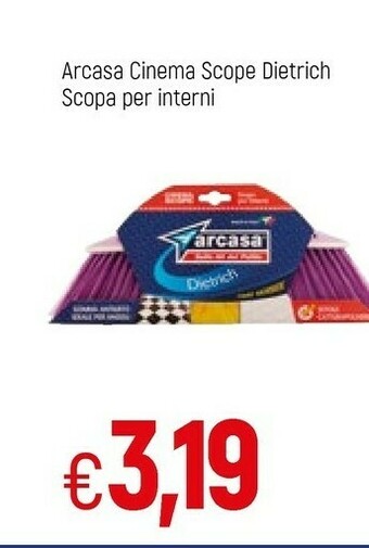 Arcasa Cinema Scope Dietrich Scopa Per Interni