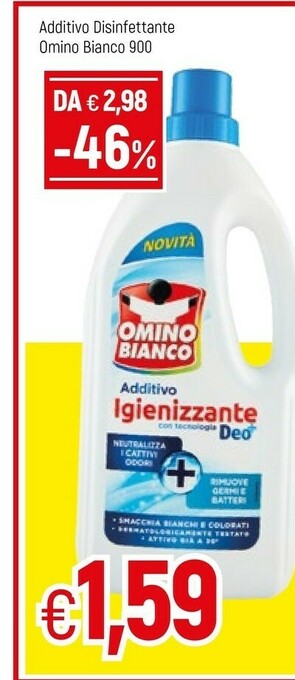 Famila Omino Bianco Additivo Disinfettante offerta