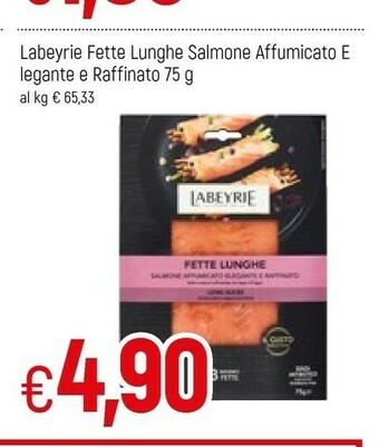 Famila Labeyrie Salmone Affumicato Biologico 75 G(ml) offerta