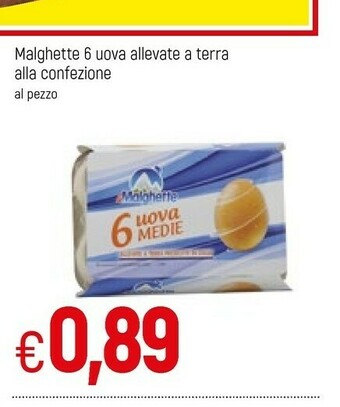 Famila Malghette 6 Uova Allevate A Terra Alla Confezione offerta