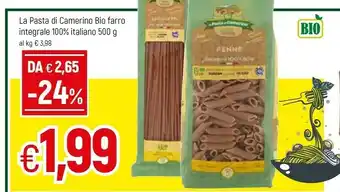 Famila La pasta di camerino Bio Farro Integrale 100% Italiano offerta