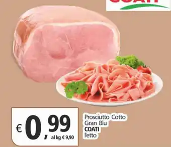 Alter Discount Prosciutto Cotto Gran Blu COATI l'etto offerta