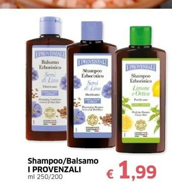 Famila I Provenzali Shampoo / Balsamo offerta
