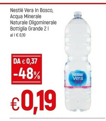 Famila Nestlè Acqua Minerale Naturale Vera offerta
