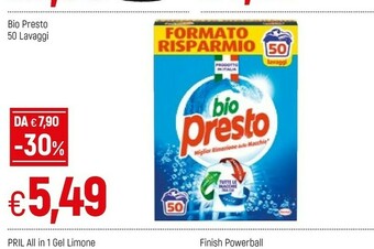 Famila Bio Presto Detersivo 50 Lavaggi offerta