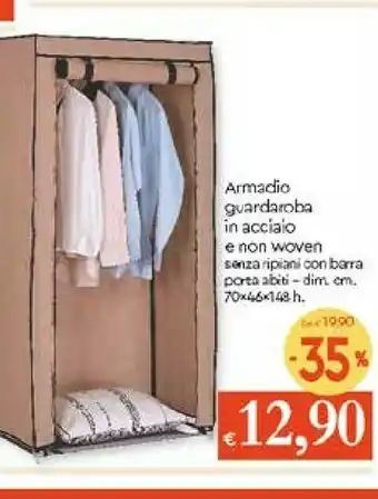 Armadio Guardaroba In Accialo E Non Woven