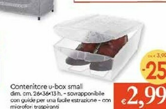 Galassia Contenitore U-box Small offerta