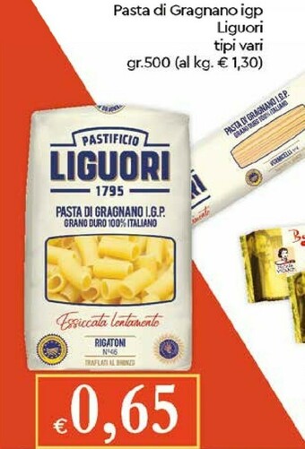 Galassia Liguori Fusilli N. 140 Pasta Di Gragnano 500 G(ml) offerta